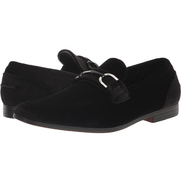 Steve Madden Other - Steve Madden Black Velvet Bit Loafers